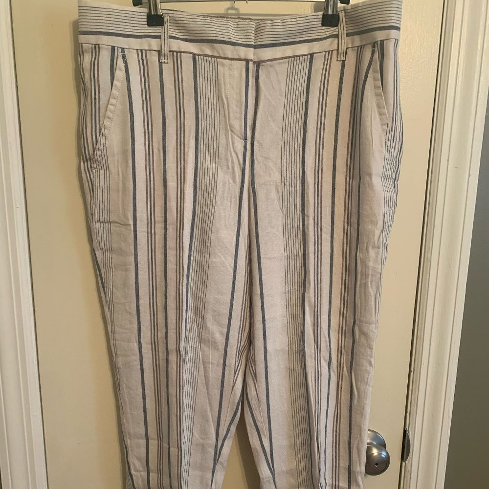 Ann Taylor Mixed Linen Pants